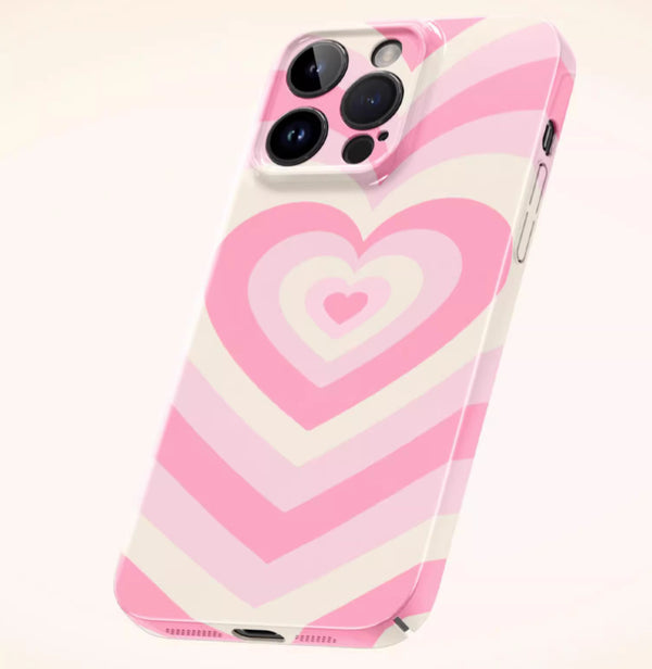 Heart iPhone Case | Creative Corrugated Heart Hard Shell