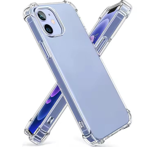 iPhone 15 pro Case – Anti-Scratch Ultra Clear Soft TPU Silicone Cover - diagonal view