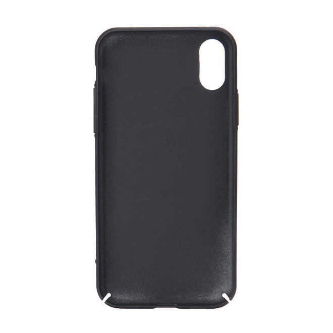Ultra-Thin Protective Hard Case for iPhone X with Tempered Glass Screen Protector - PrimeCables® - Front View