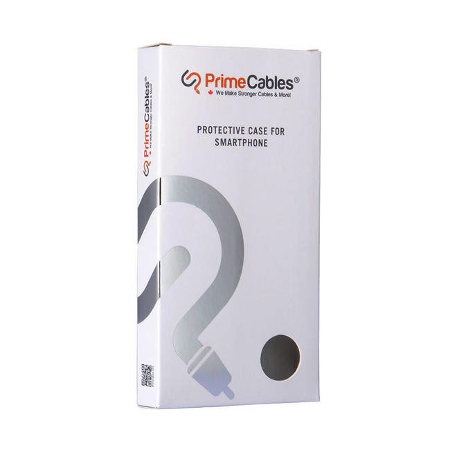 Ultra-Thin Protective Hard Case for iPhone X with Tempered Glass Screen Protector - PrimeCables® - Front View - Packaging 